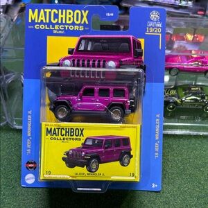 Matchbox Collectors '18 Jeep Wrangler JL - Vibrant Pink